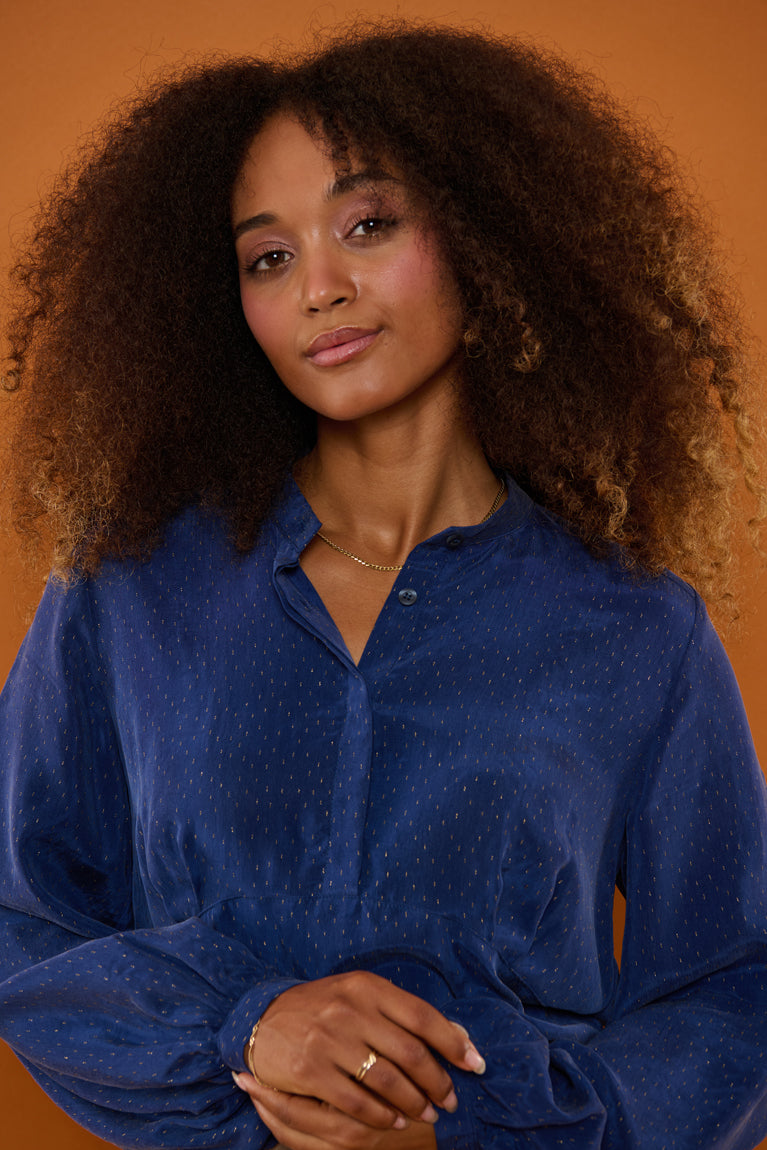 Froks Amelia Tunika Skjorte / Starry blue sky