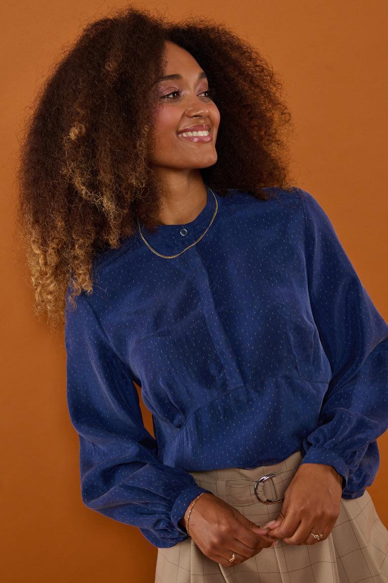 Froks Amelia Tunika Skjorte / Starry blue sky