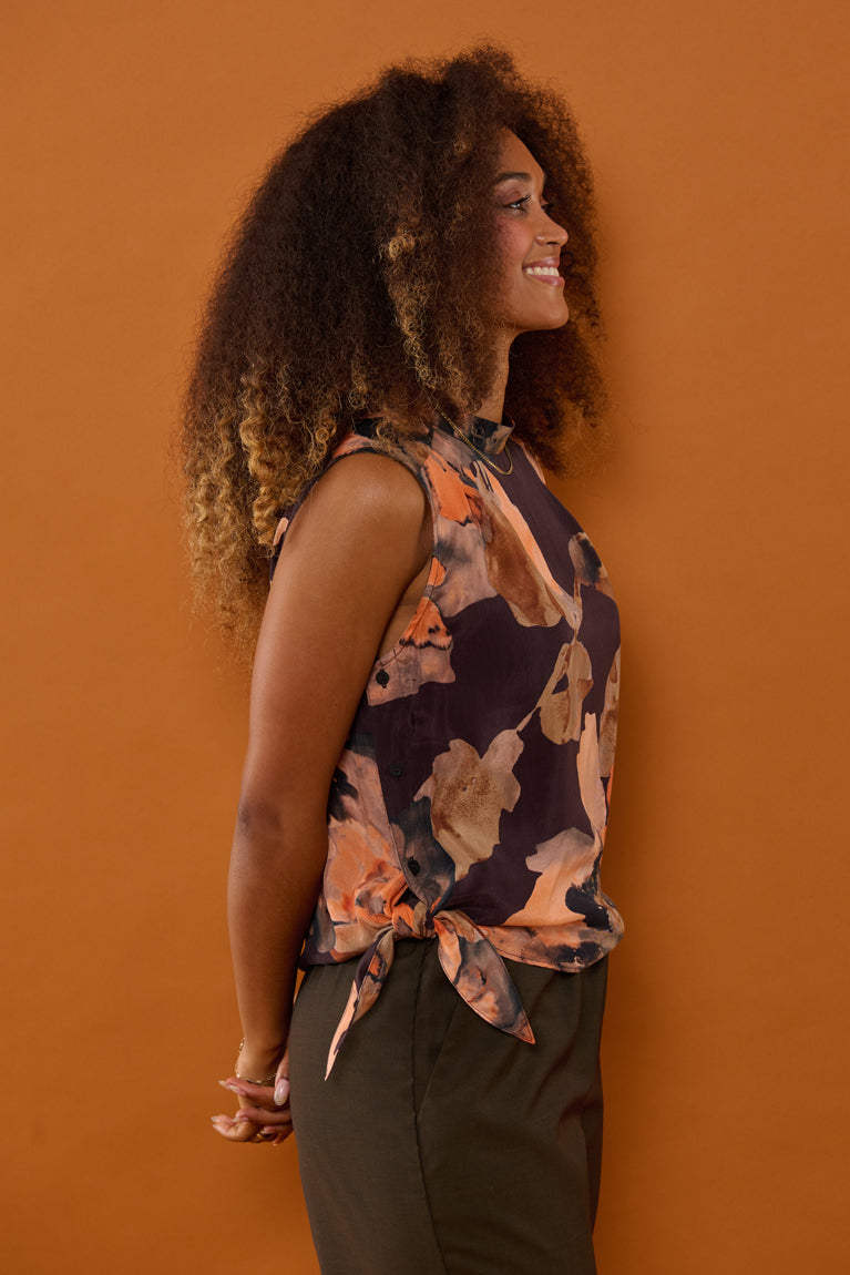 Froks Hope Sleeveless Skjorte / Splash of earth tones & Flowers