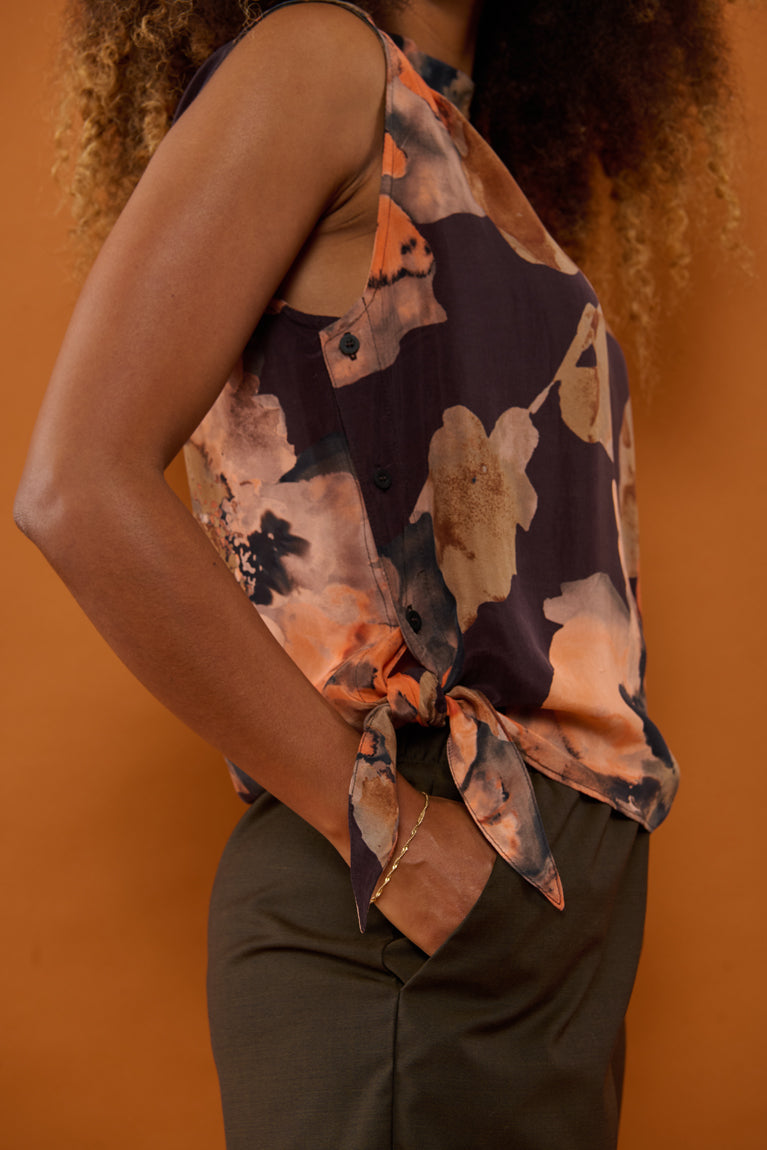 Froks Hope Sleeveless Skjorte / Splash of earth tones & Flowers