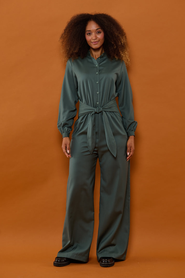 Froks Carla Sleeve Long Body Dragt / Sedona sage wool