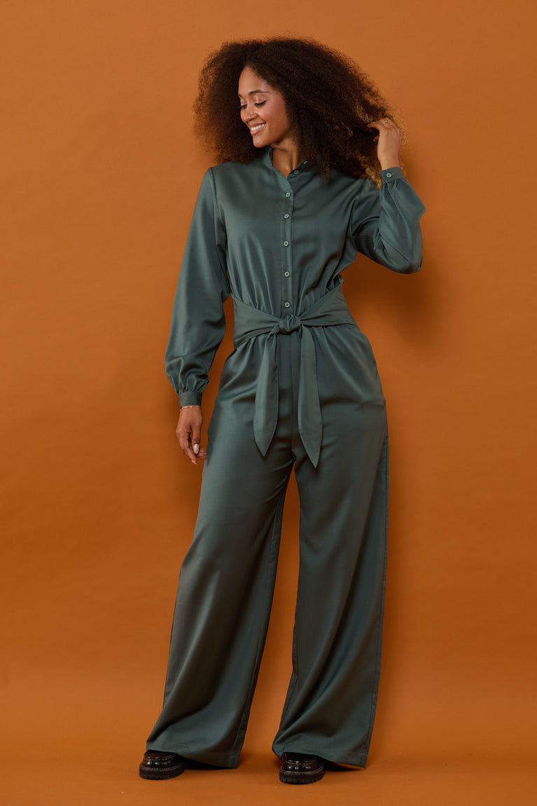 Froks Carla Sleeve Long Body Dragt / Sedona sage wool