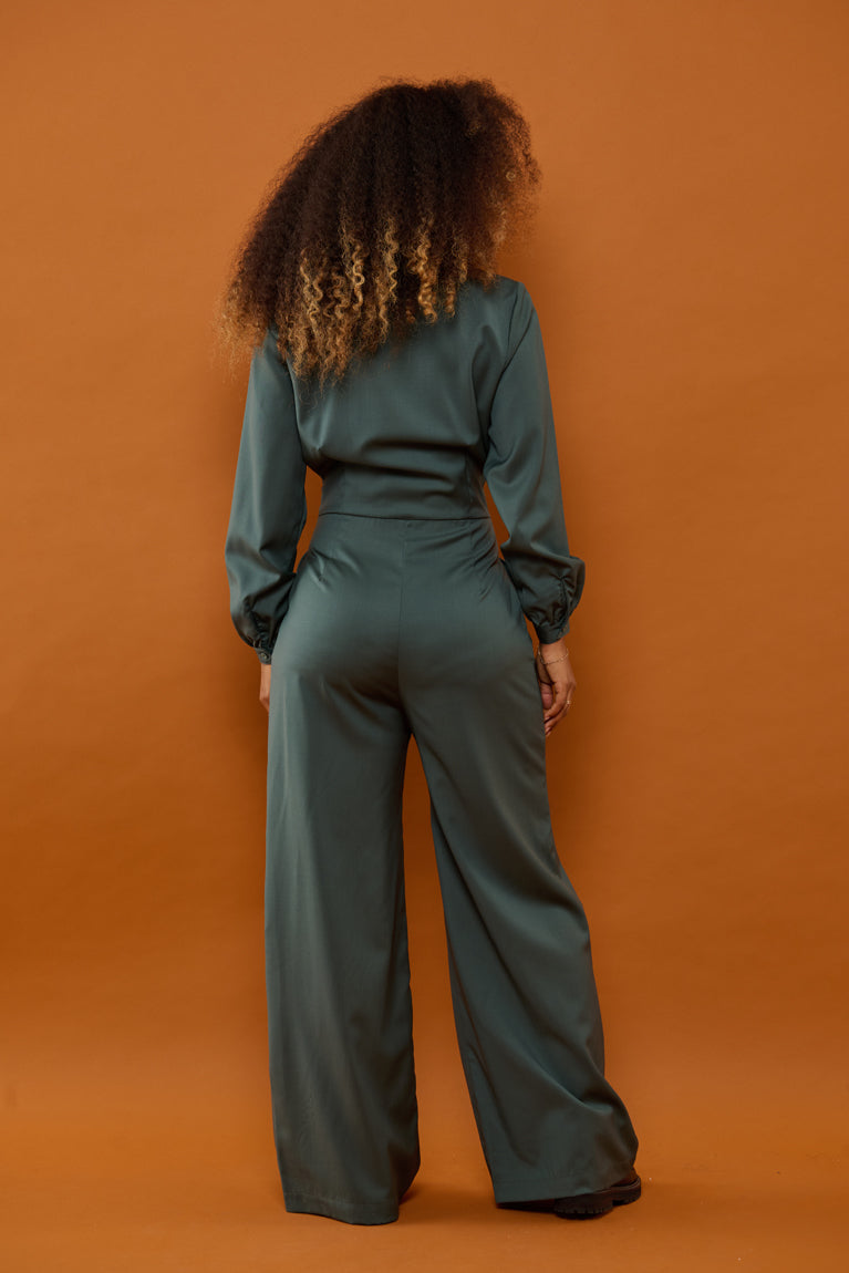 Froks Carla Sleeve Long Body Dragt / Sedona sage wool