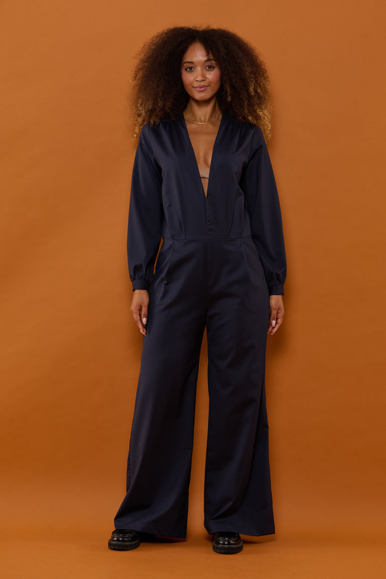 Froks Julie Buksedragt / Dark blue wool