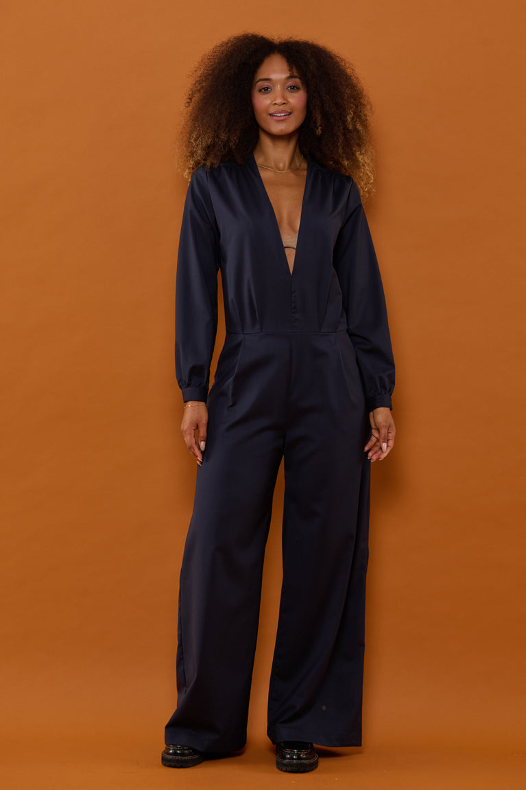 Froks Julie Buksedragt / Dark blue wool