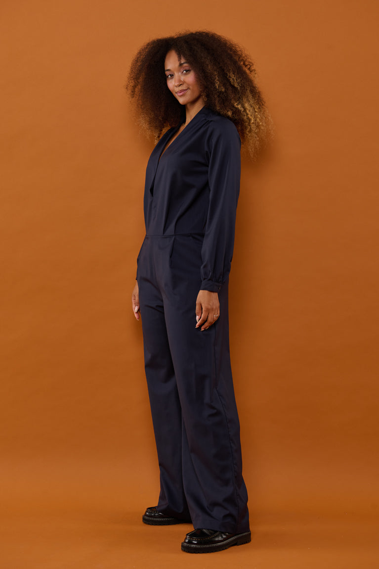 Froks Julie Buksedragt / Dark blue wool