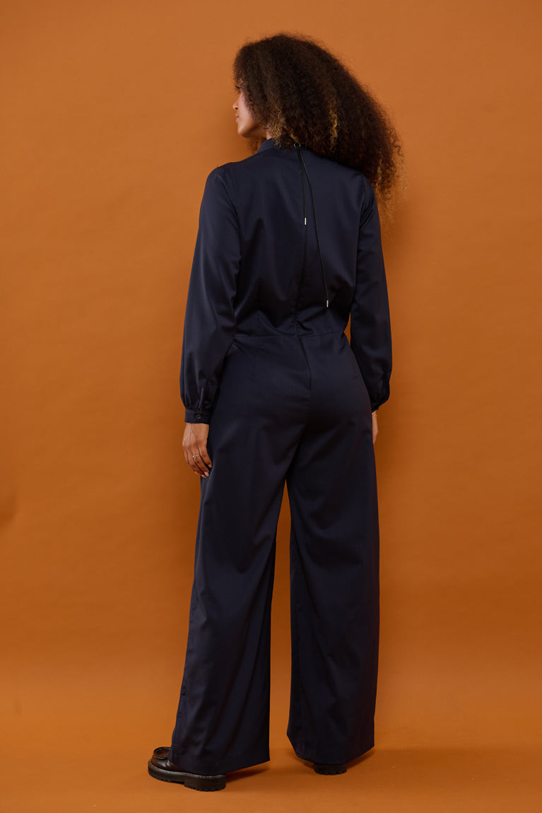 Froks Julie Buksedragt / Dark blue wool