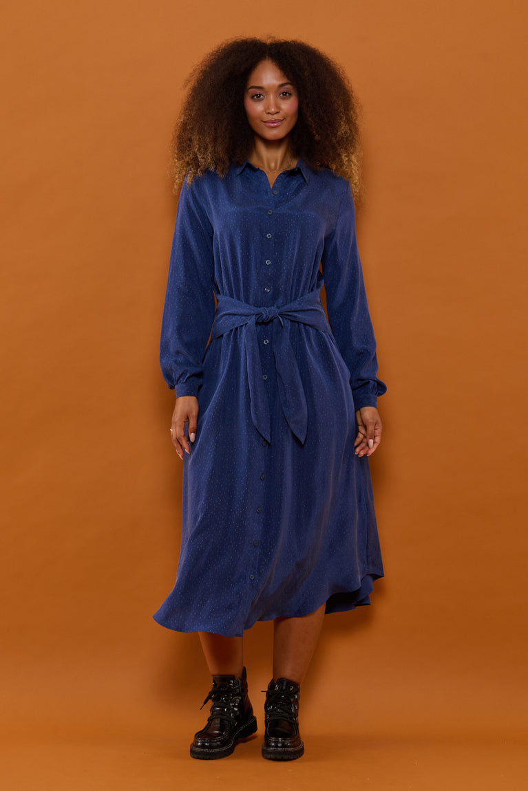 Froks Carla Sleeve Kjole / Starry night sky