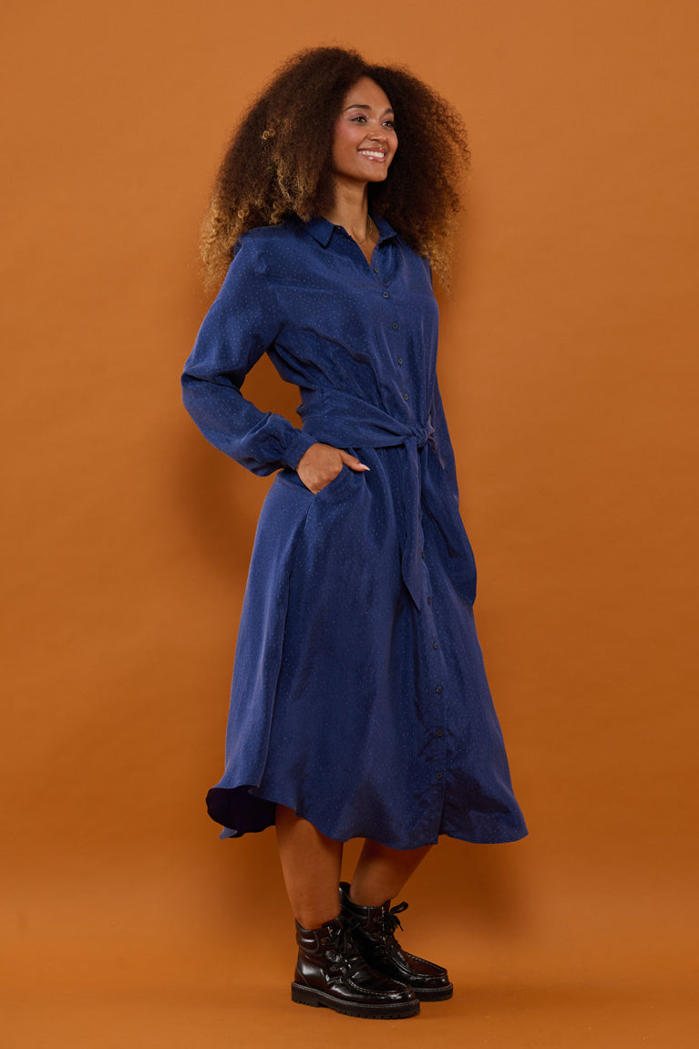 Froks Carla Sleeve Kjole / Starry night sky