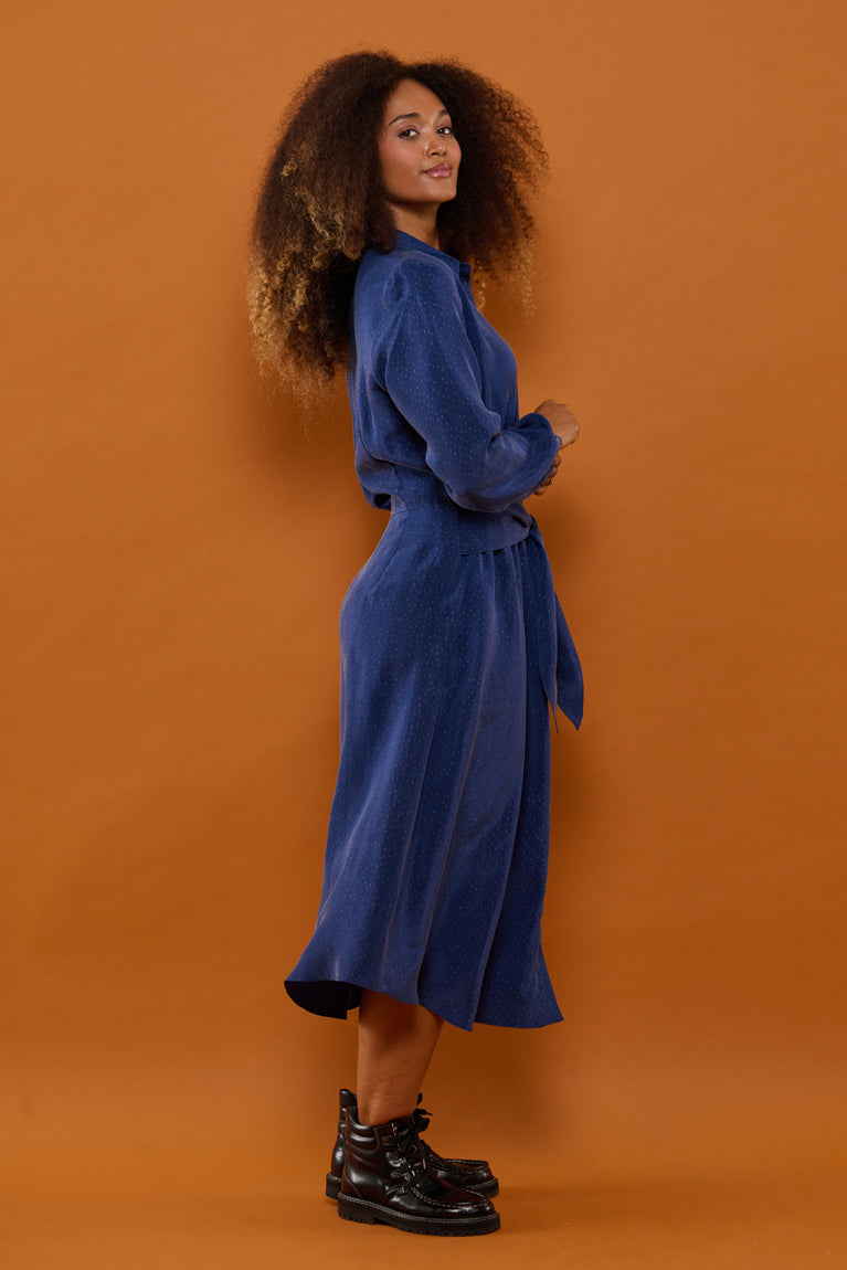 Froks Carla Sleeve Kjole / Starry night sky