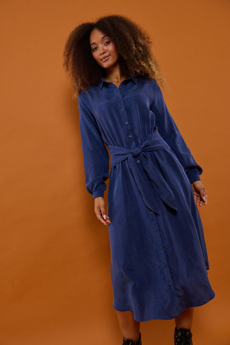 Froks Carla Sleeve Kjole / Starry night sky