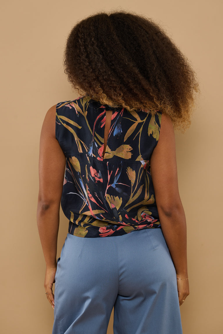 Froks Hope Sleeveless Skjorte / Botanical night garden