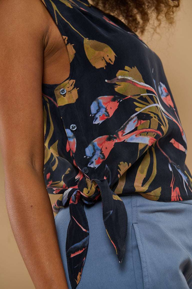 Froks Hope Sleeveless Skjorte / Botanical night garden