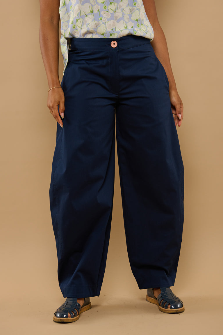 Froks Barrel Bukser / Sailor blue structure