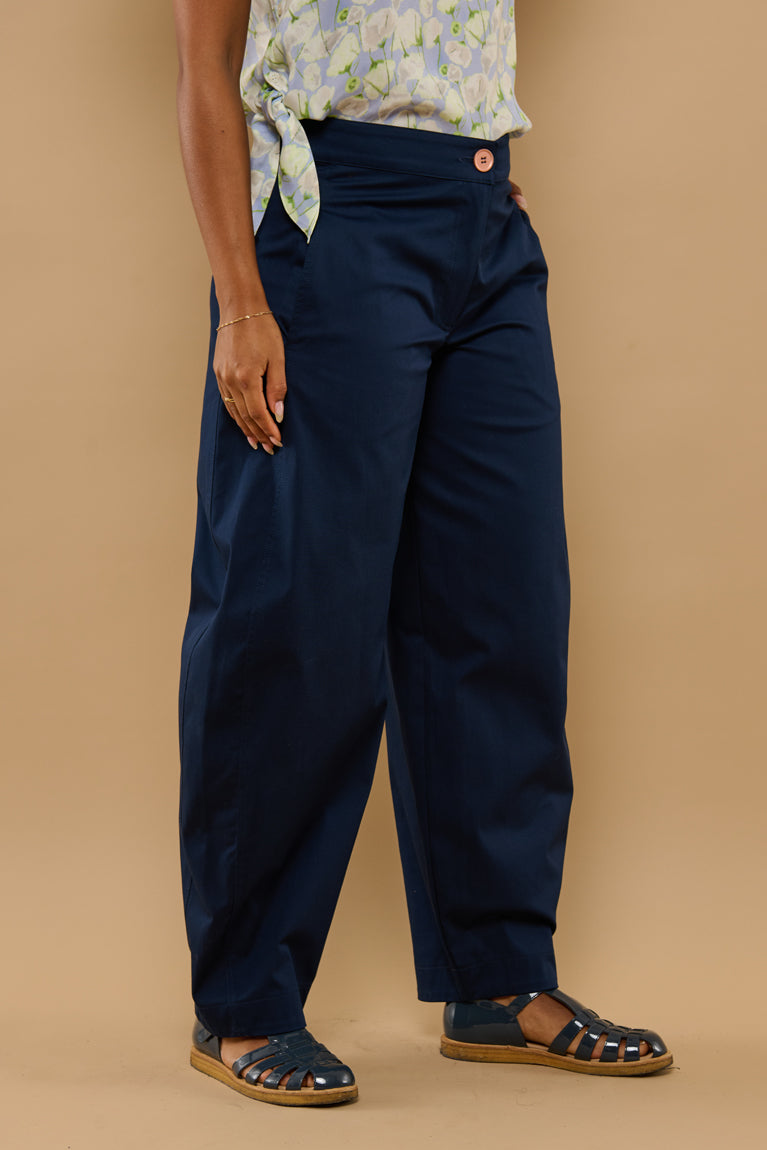 Froks Barrel Bukser / Sailor blue structure