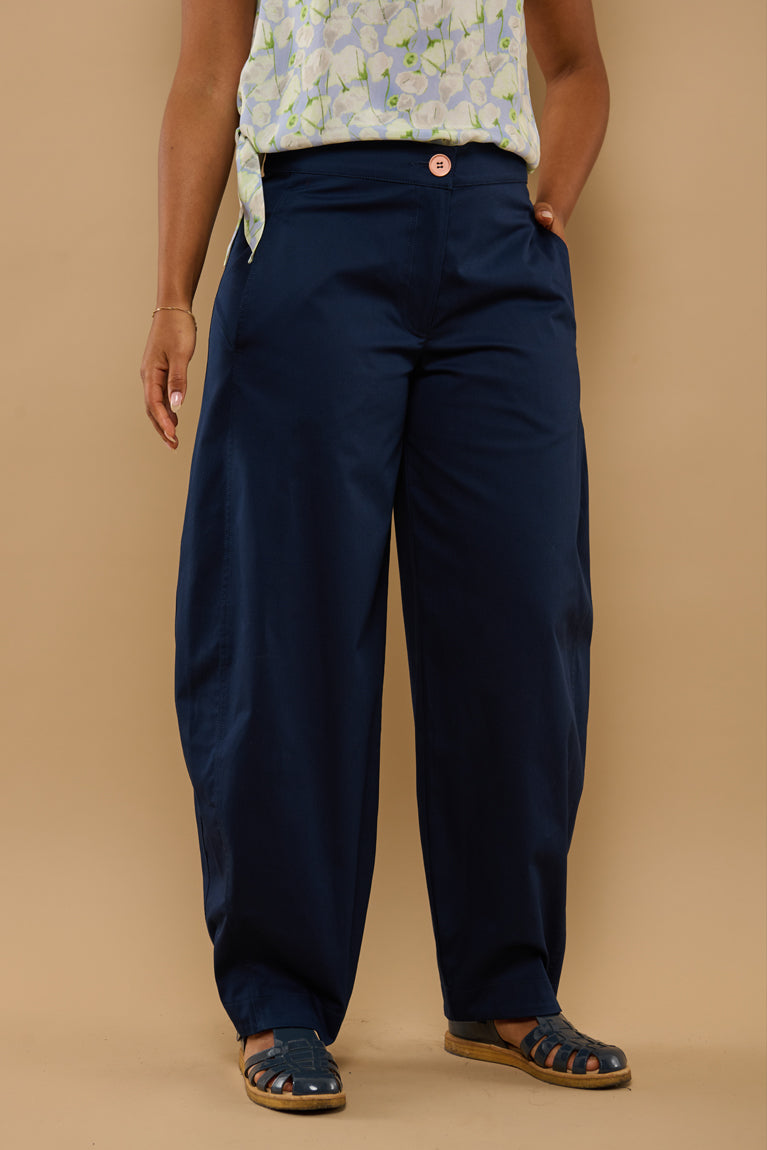 Froks Barrel Bukser / Sailor blue structure