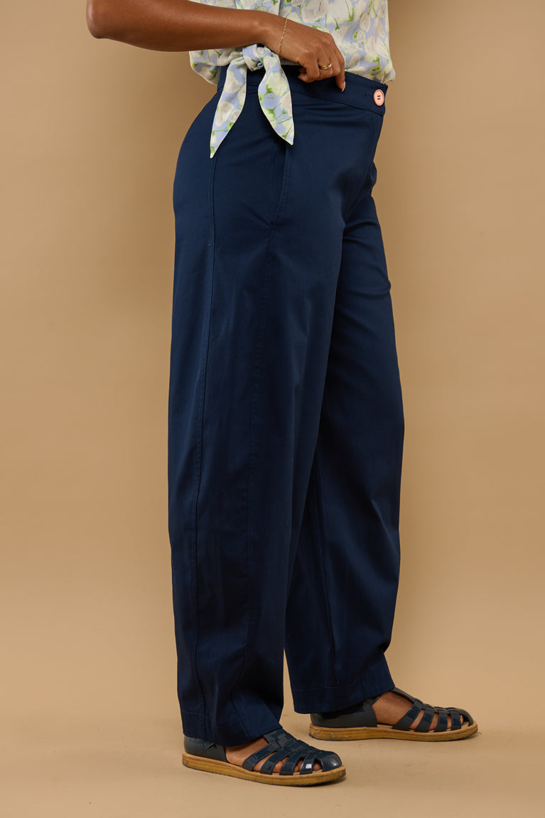 Froks Barrel Bukser / Sailor blue structure