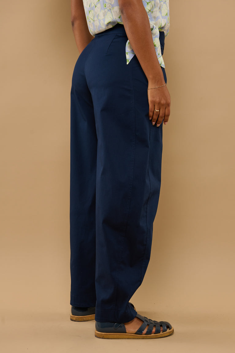 Froks Barrel Bukser / Sailor blue structure