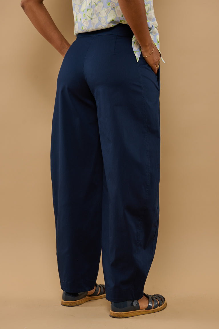 Froks Barrel Bukser / Sailor blue structure