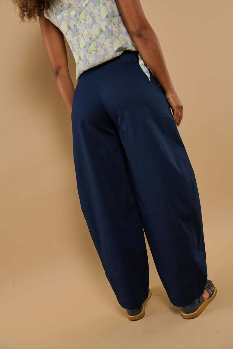Froks Barrel Bukser / Sailor blue structure