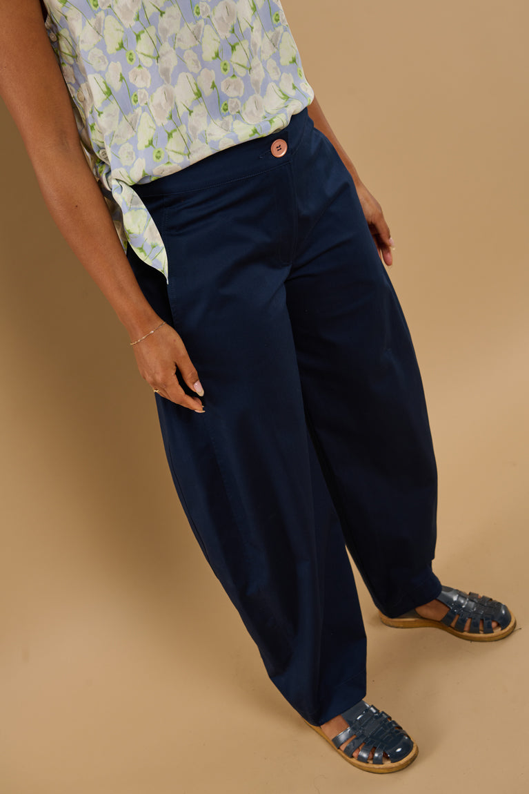 Froks Barrel Bukser / Sailor blue structure