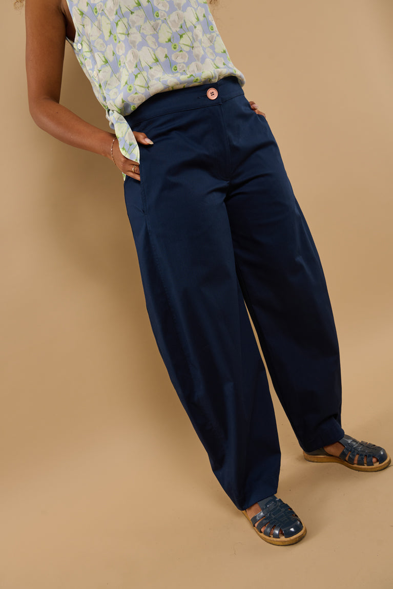 Froks Barrel Bukser / Sailor blue structure