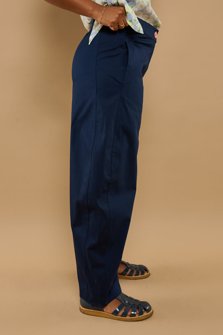Froks Barrel Bukser / Sailor blue structure