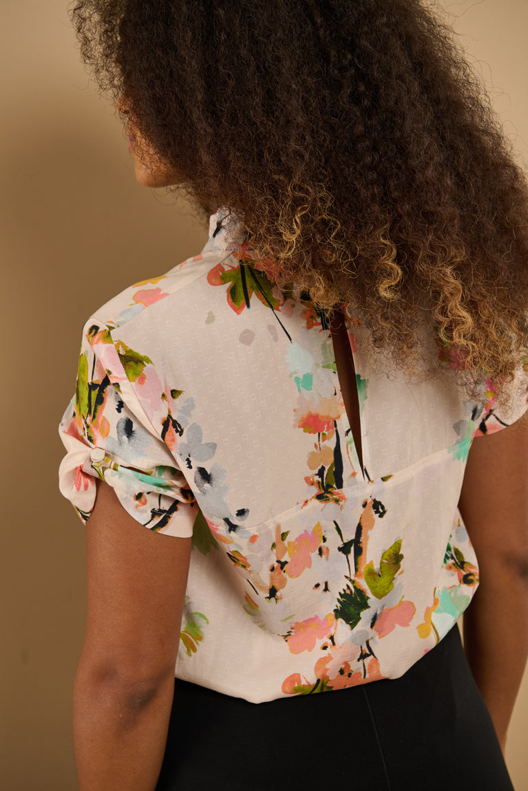 Froks Hope Skjorte / Radiant painted bouquets