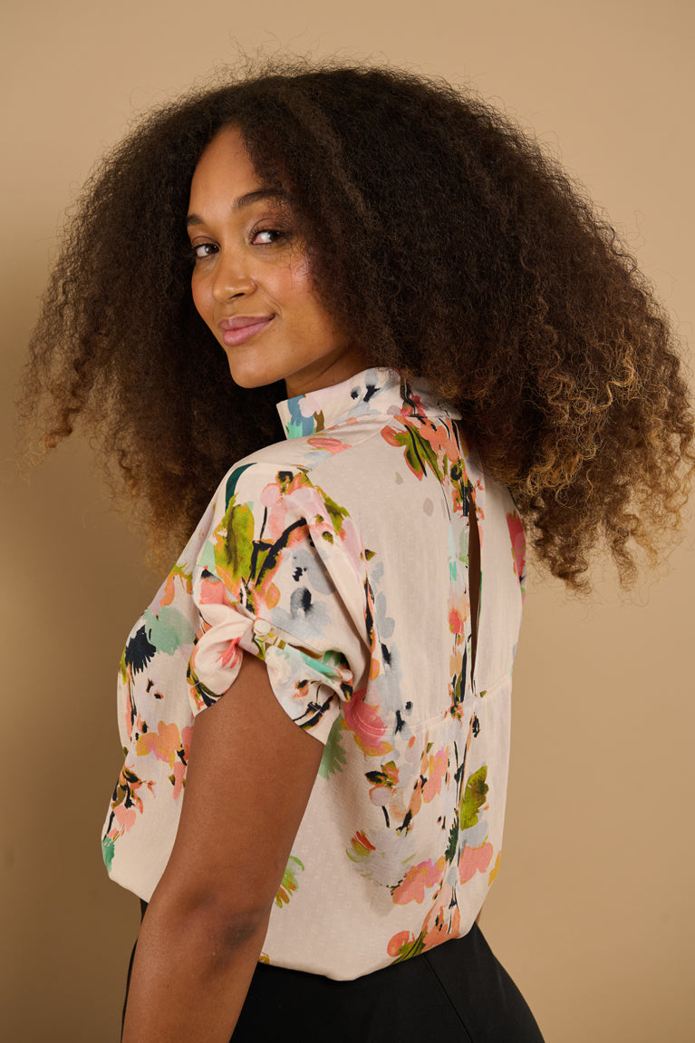 Froks Hope Skjorte / Radiant painted bouquets