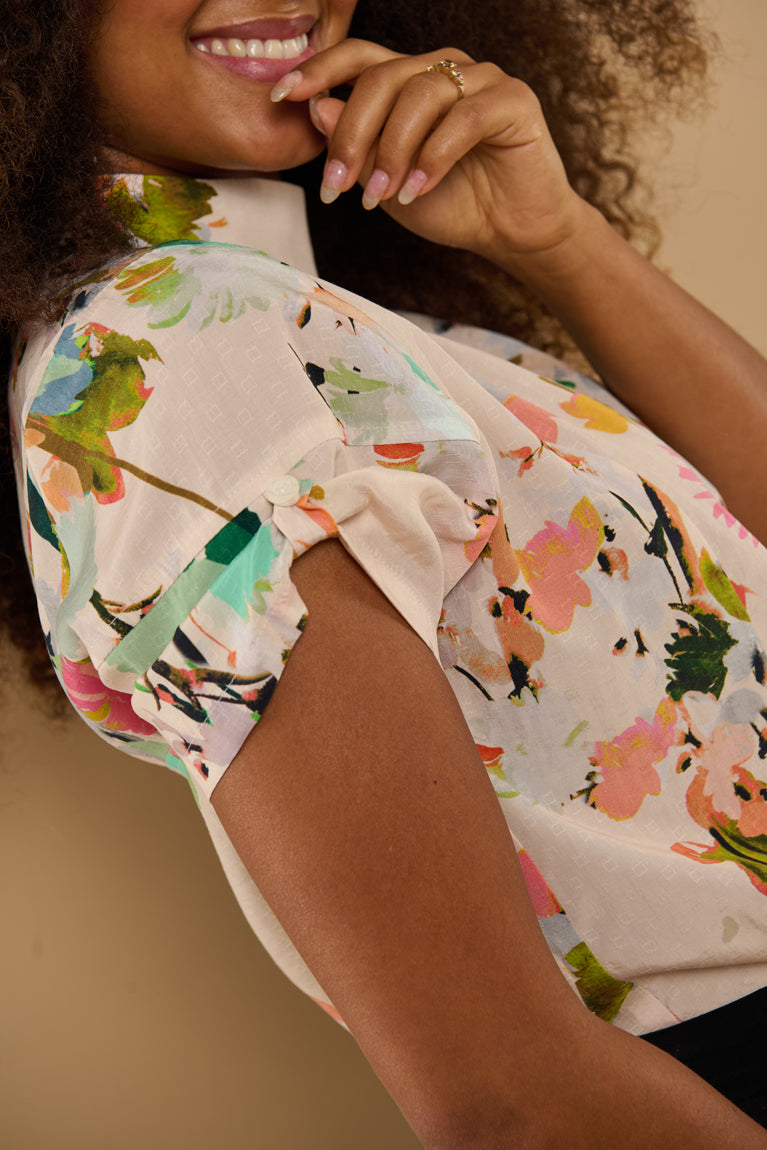 Froks Hope Skjorte / Radiant painted bouquets