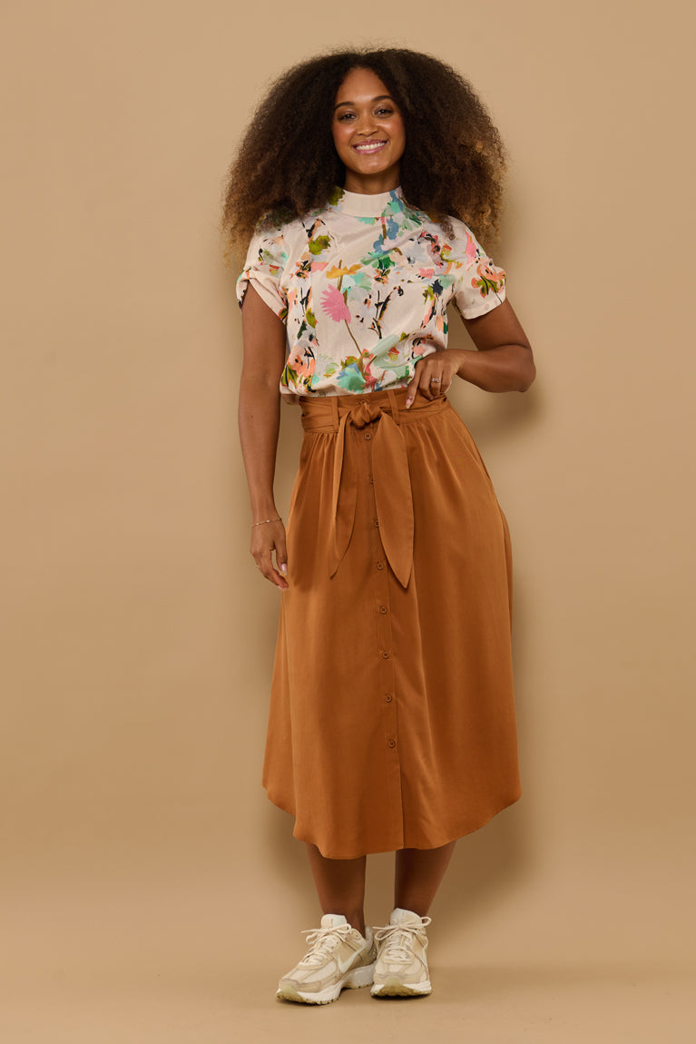 Froks Carla Nederdel / Amber glow