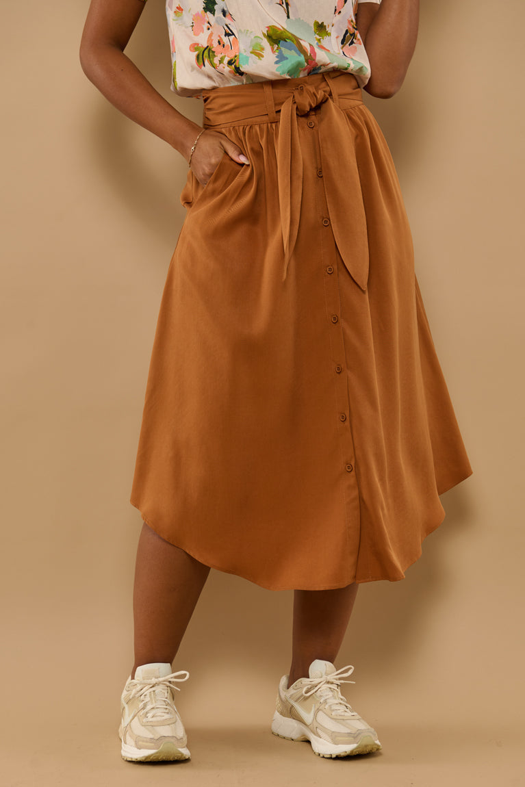 Froks Carla Nederdel / Amber glow