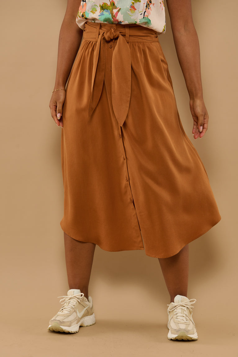 Froks Carla Nederdel / Amber glow