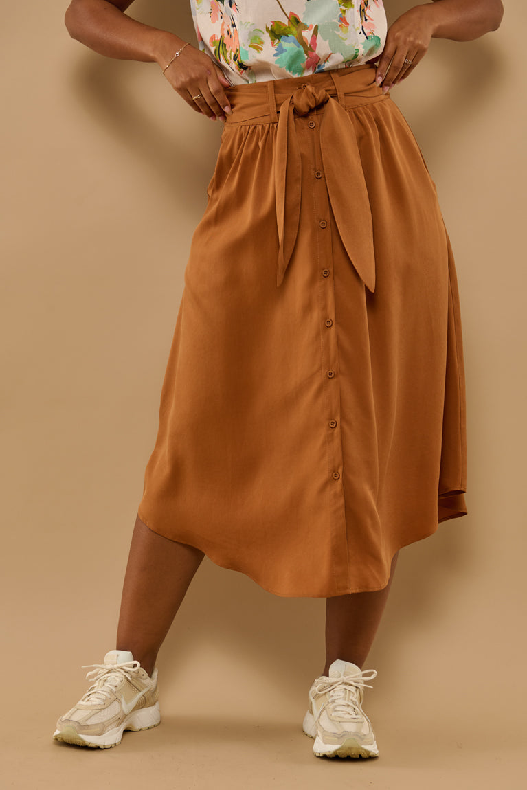 Froks Carla Nederdel / Amber glow