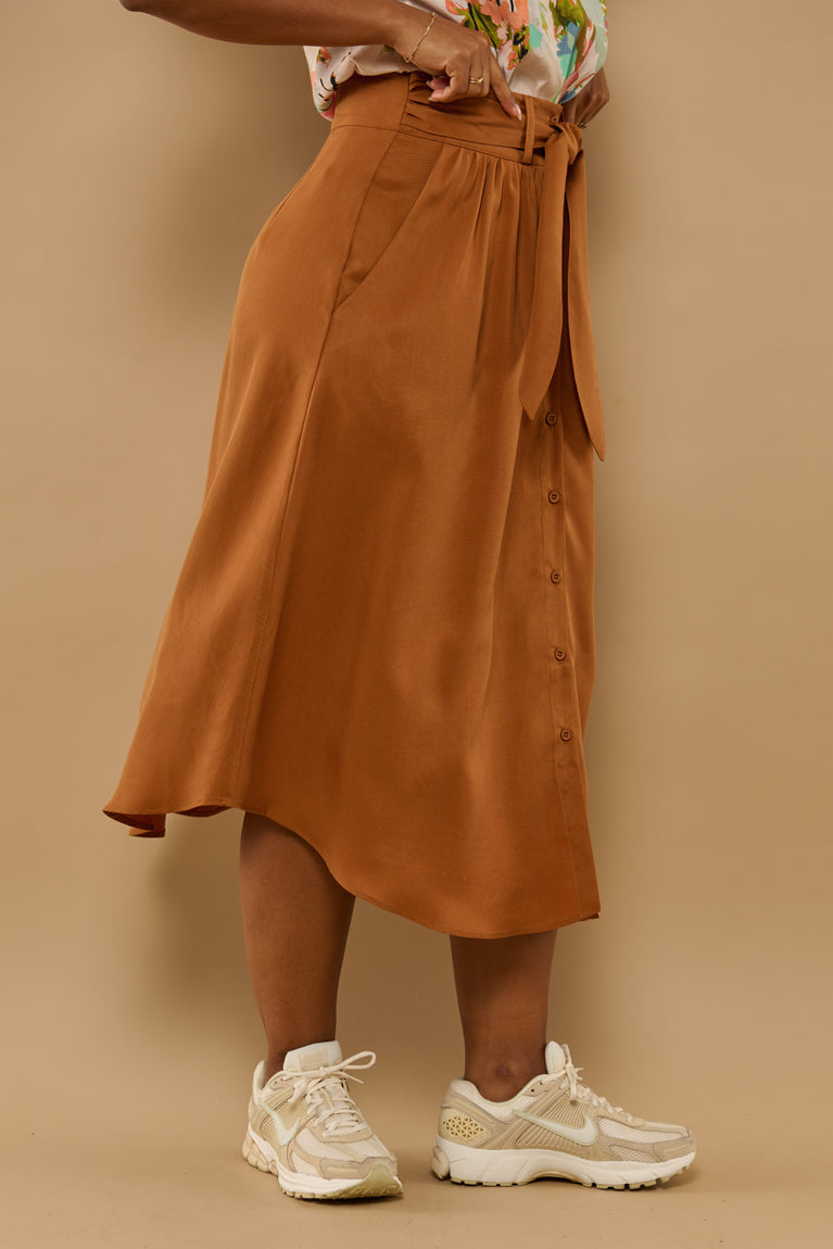 Froks Carla Nederdel / Amber glow