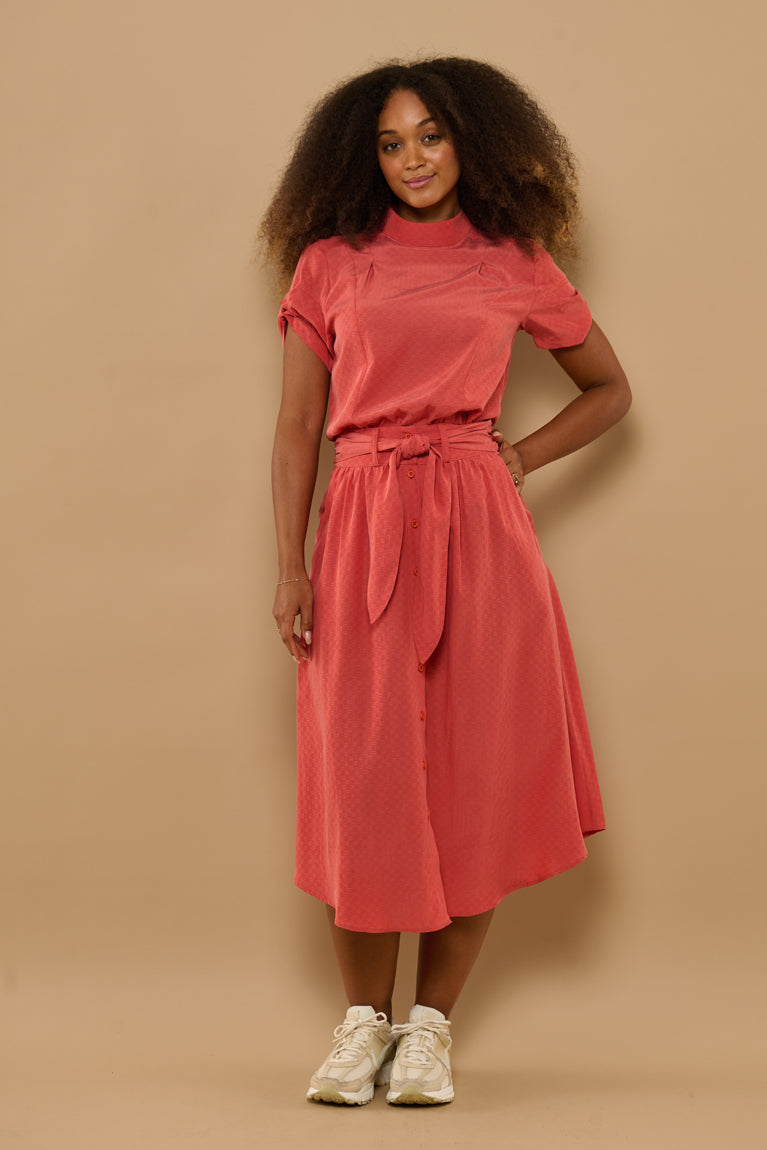 Froks Carla Nederdel / Burnt sienna