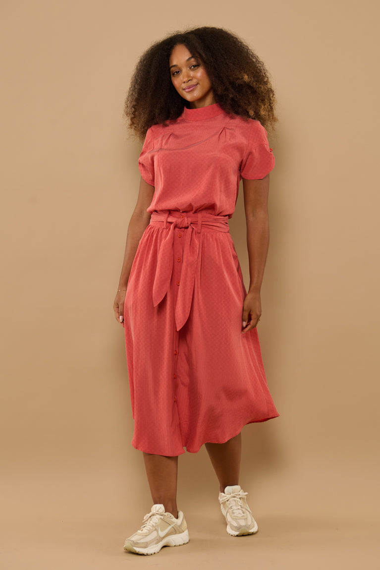 Froks Carla Nederdel / Burnt sienna