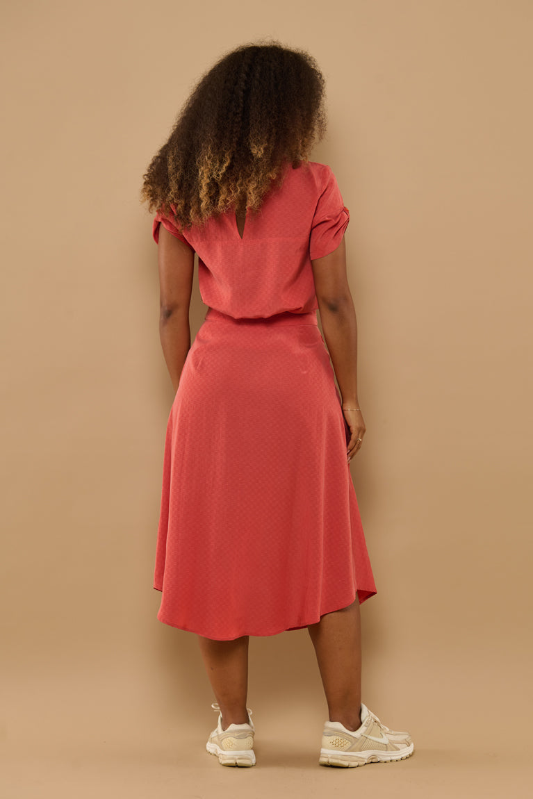Froks Carla Nederdel / Burnt sienna