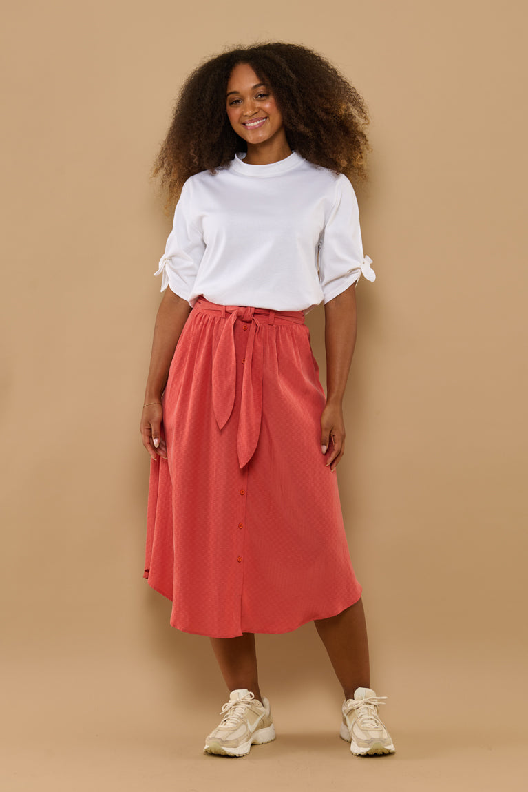 Froks Carla Nederdel / Burnt sienna