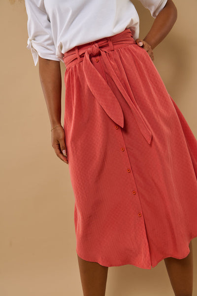 Froks Carla Nederdel / Burnt sienna