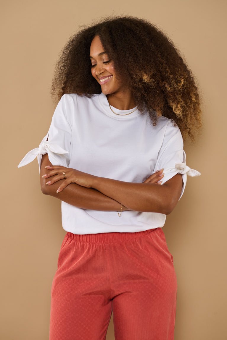 Froks Petra T-shirt / Brilliant white
