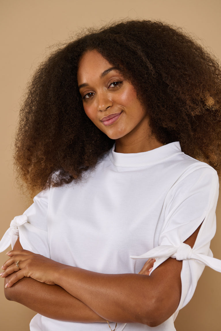 Froks Petra T-shirt / Brilliant white