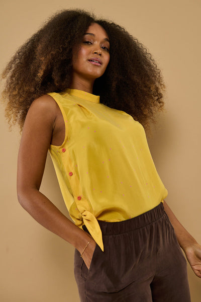 Froks Hope Sleeveless Skjorte / Mango & Tangerine drops