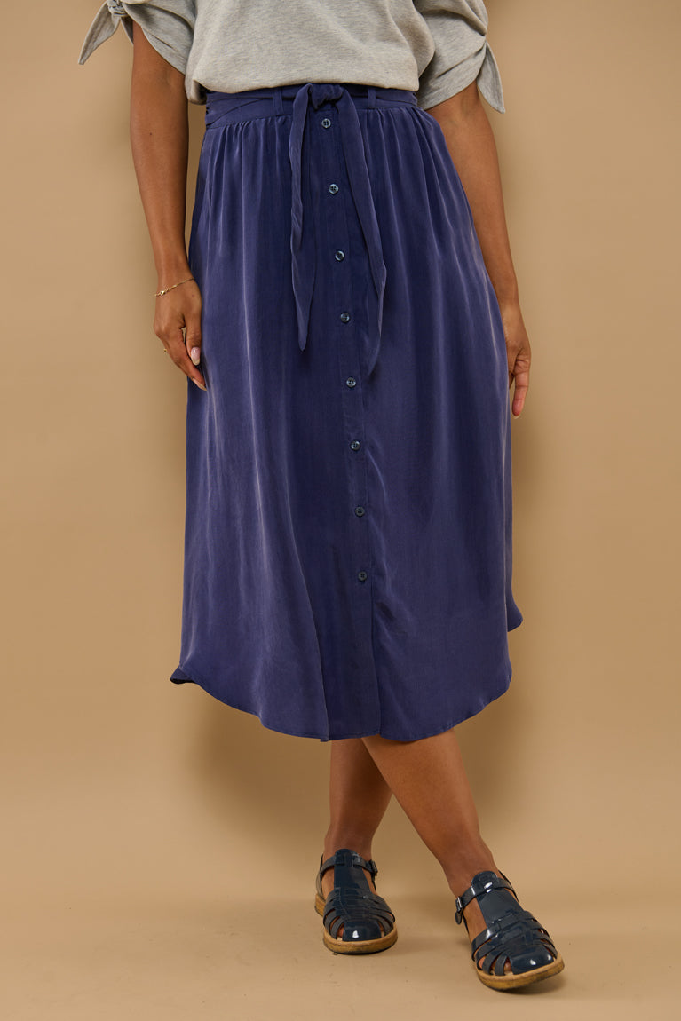 Froks Carla Nederdel / Sailor blue