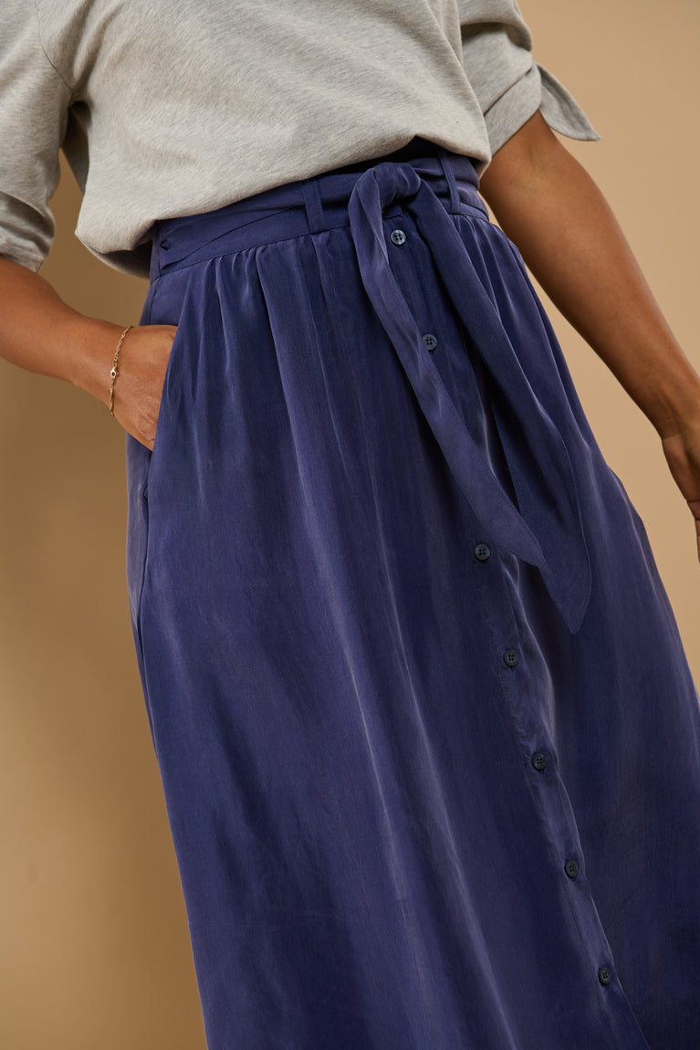 Froks Carla Nederdel / Sailor blue