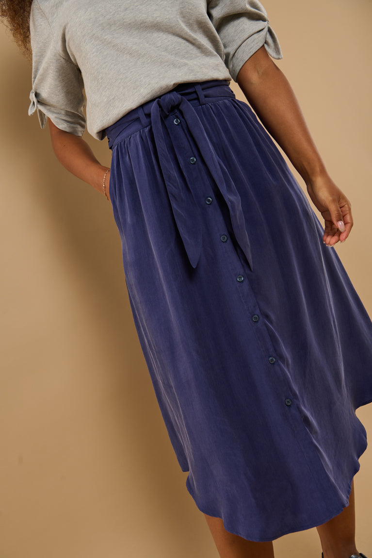 Froks Carla Nederdel / Sailor blue