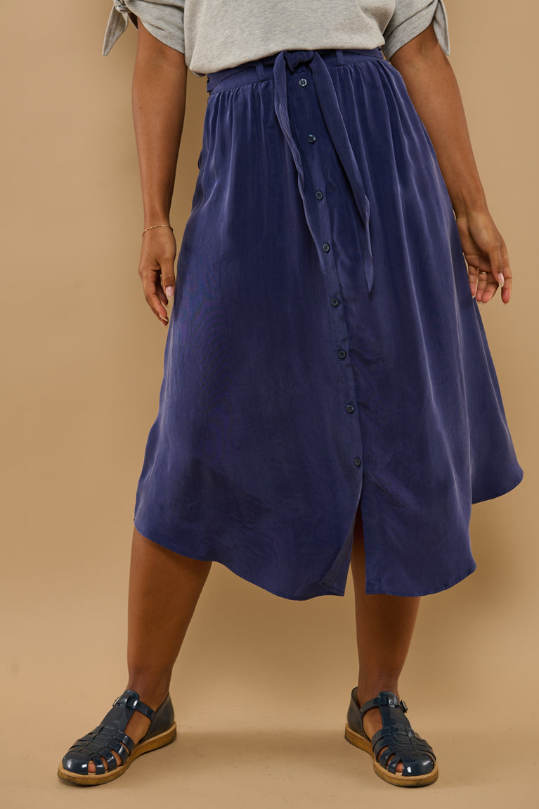 Froks Carla Nederdel / Sailor blue