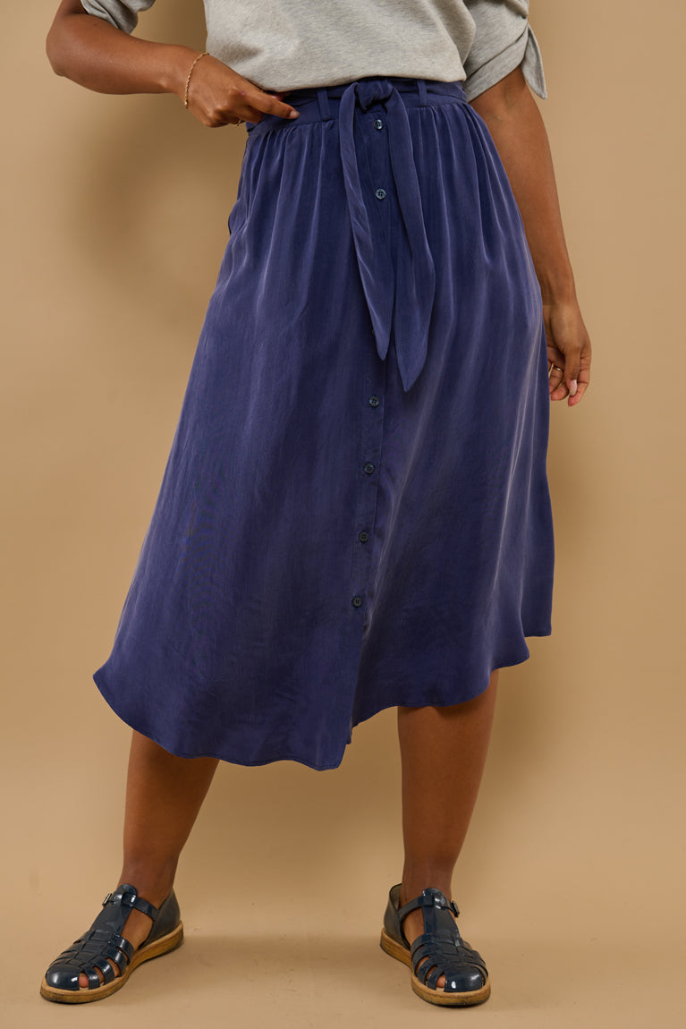 Froks Carla Nederdel / Sailor blue