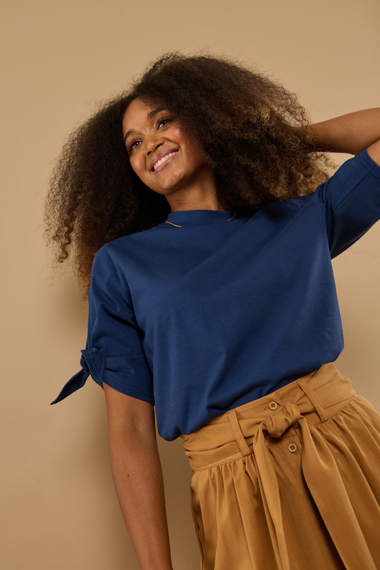 Froks Petra T-shirt / Sailor blue