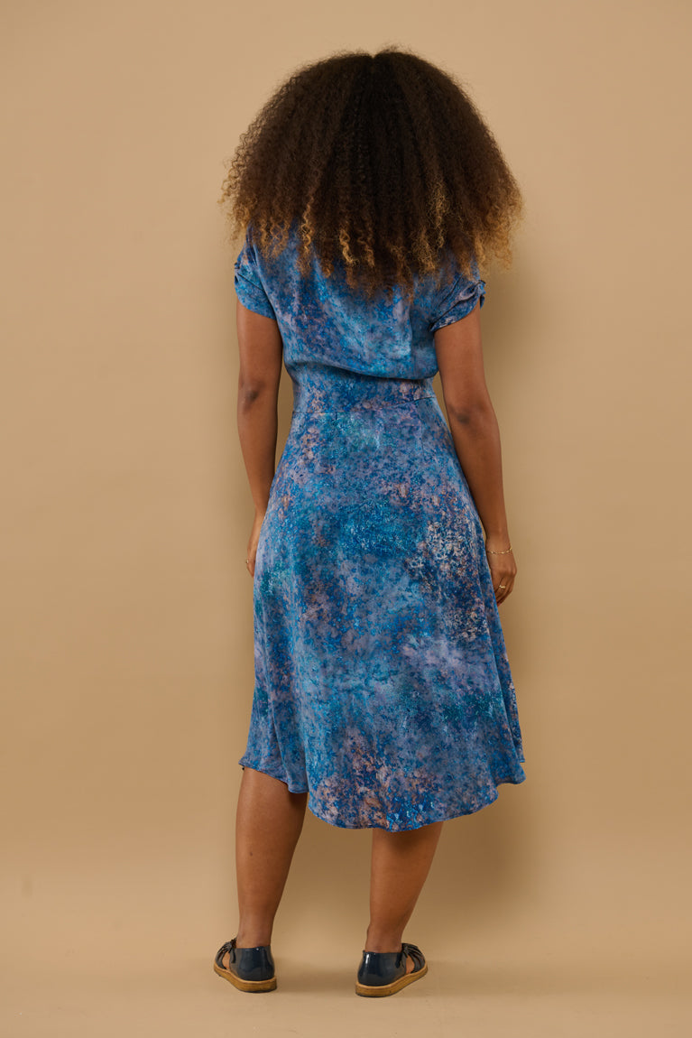 Froks Carla Kjole / Splash of blue